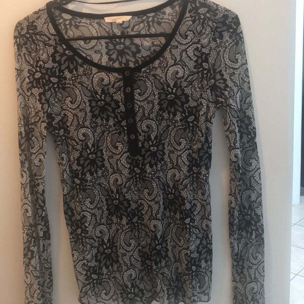 Flower lace long sleeve